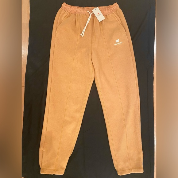 New Balance Other - NWT NEW BALANCE Men’s Made In USA Sherpa Pants Size M Medium DOLCE YELLOW